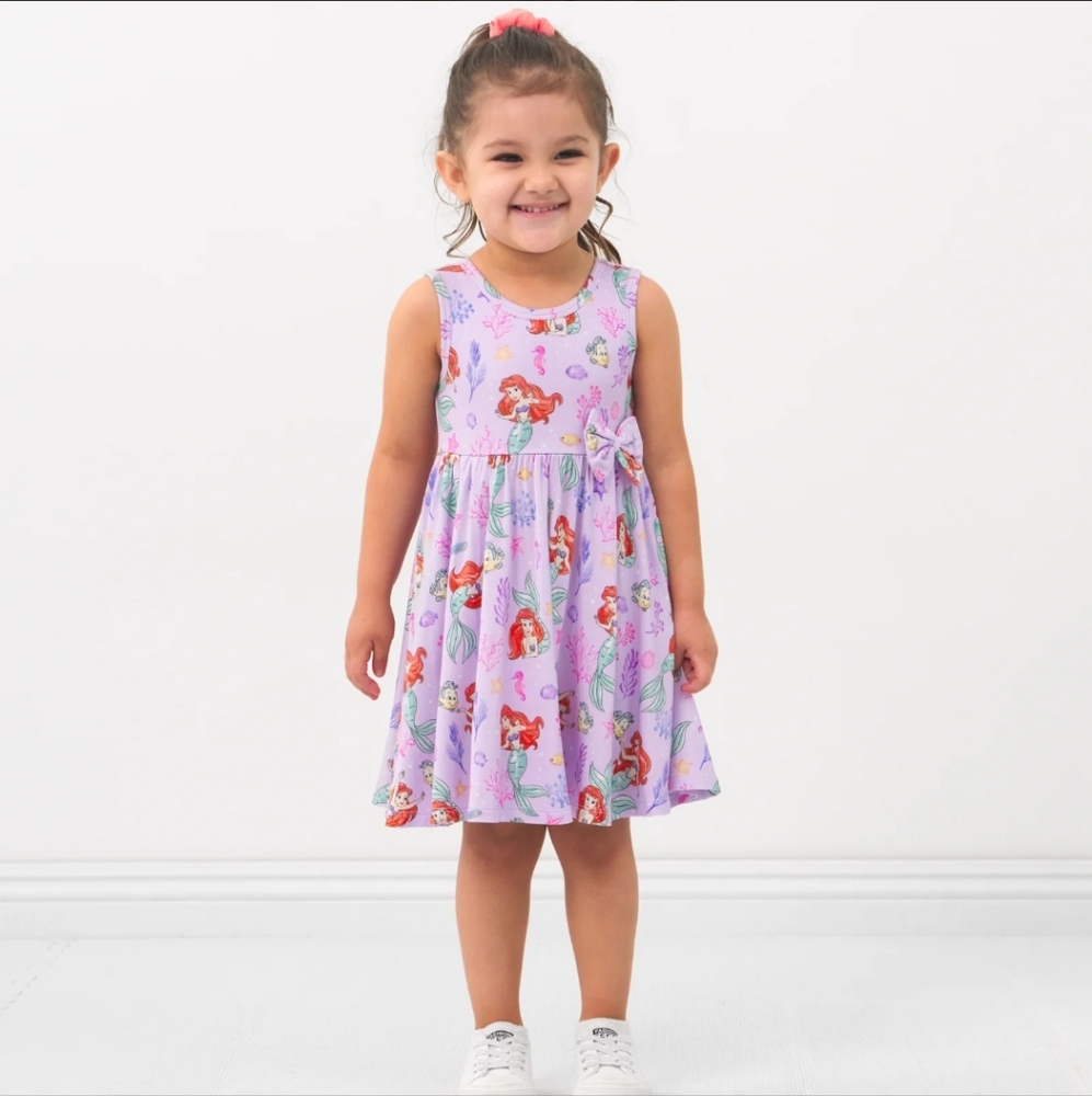 NWT Little Sleepies 2T Tank Twirl Dress, Ariel, Disney Part if Her World